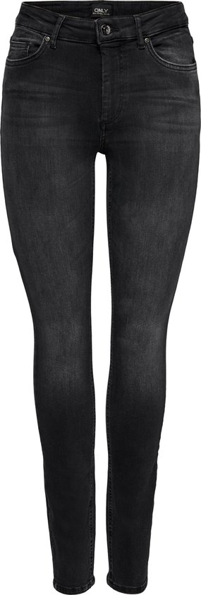 ONLY ONLBLUSH LIFE MID SK DNM REA1099 Dames Skinny Jeans - Maat L x L32