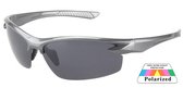 Dielay - Zonnebril - Sportbril - UV400 Bescherming Cat. 3 - Gepolariseerde Glazen 70 mm - Grijs