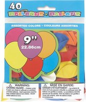 Gekleurde Ballonnen 22,9cm 50st