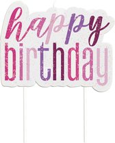 Happy Birthday Kaarsen Set Glitter 13 delig