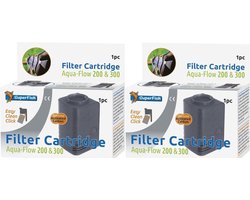 Superfish aquaflow - 200/300 - easy click cartridge - 2 stuks