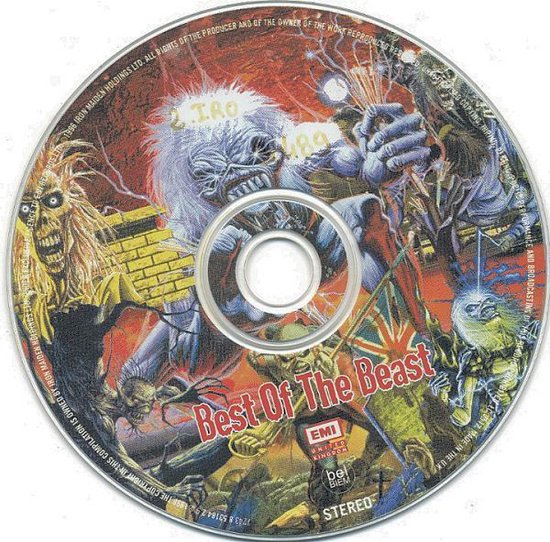 Iron Maiden Best Of The Beast - Heavy metal CD met The Number Of