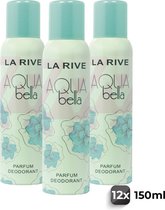 La Rive Deo Aqua Bella for Woman - Voordeelverpakking 12 Stuks