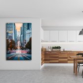 KEK Original - Cities San Francisco - wanddecoratie - 60 x 90 cm - muurdecoratie - Plexiglas 5mm - Acrylglas - Schilderij