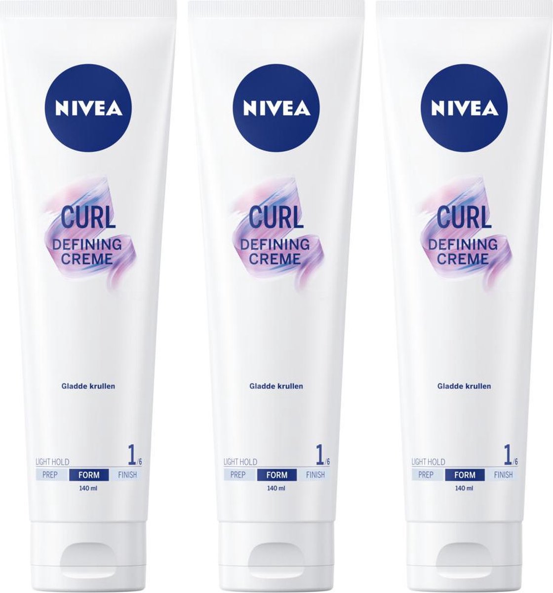 Nivea Hair Styling Curl Cream Curls Multi Pack - 3 x 150 ml | bol.com