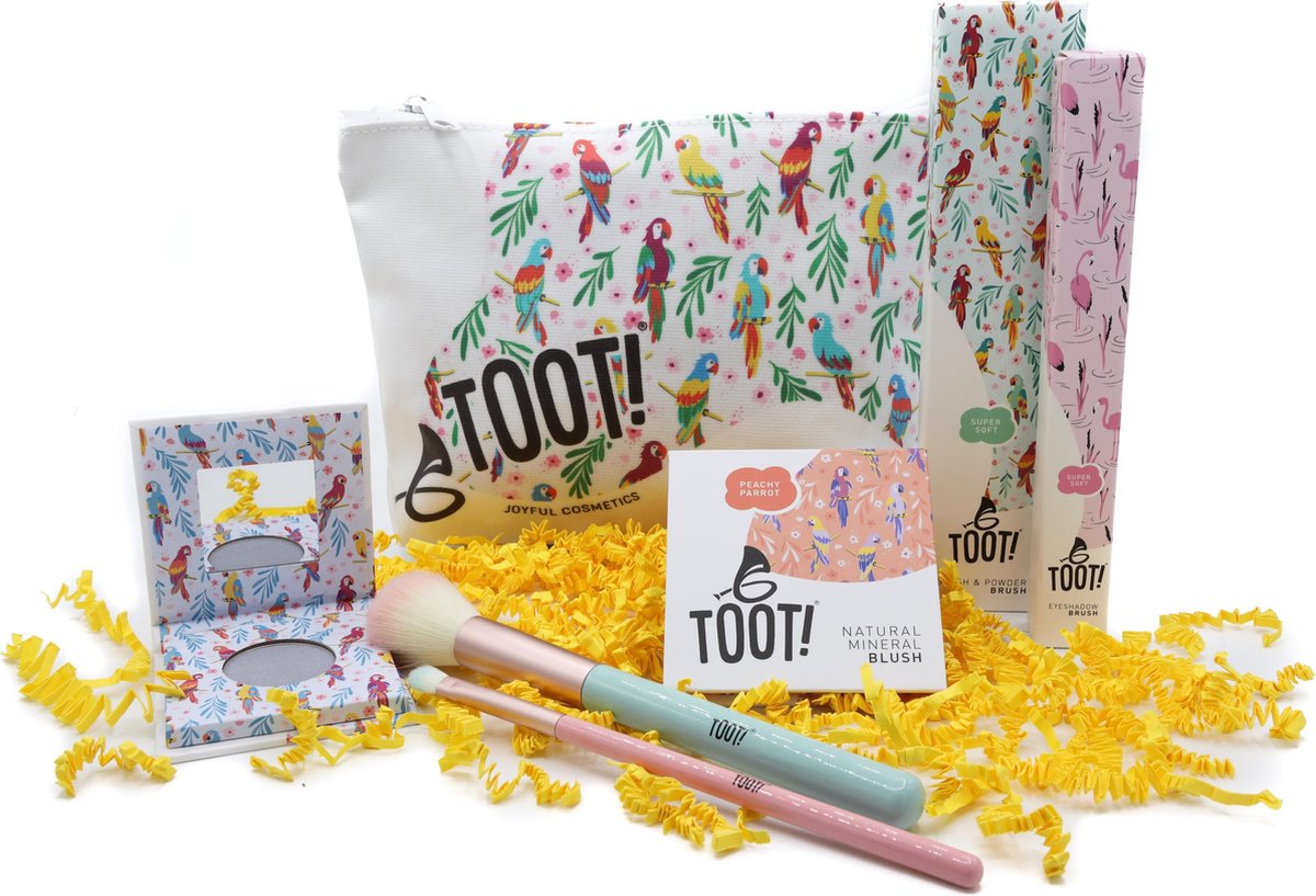 Goedkoopste TOOT! Natuurlijke Kinder Make-up Set - Papegaai - Large