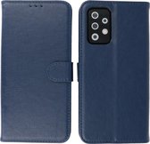 Samsung Galaxy A72 & Galaxy A72 5G Hoesje - Book Case Telefoonhoesje - Kaarthouder Portemonnee Hoesje - Wallet Cases - Navy
