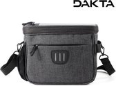 Dakta® Fietstas Stuur | Stuurtas Fiets | 5 Liter | Afneembaar | Grijs