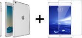 iPad Mini 4 Hoes Transparant siliconen - iPad mini 4 - iPad 7.9 Inch hoes - 1 x Screenprotector iPad Mini 4