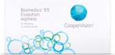 +3,50 - Biomedics® 55 evolution - 6 pack - Lentilles mensuelles - BC 8.80 - Lentilles de contact