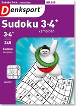 Denksport Puzzelboek, Sudoku 3-4* kampioen, editie 245
