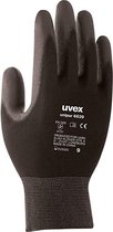 10 paar Uvex Unipur 6639 werkhandschoenen met PU coating - beschermende handschoenen tegen mechanische risico's EN 388