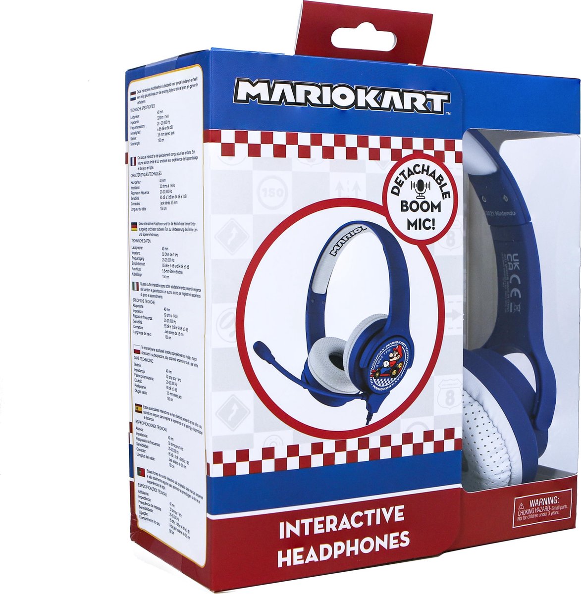 NINTENDO - Casque Audio Interactif Junior - Mario Kart