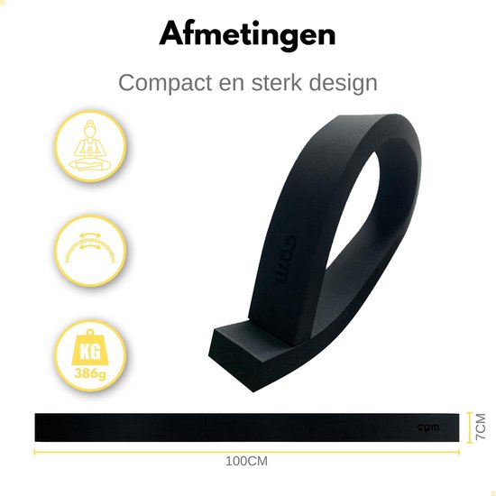 WOD Yoga Strip - Yoga Strip - Yoga Strip - Critical Alignment Strip - Posture Correction - Posture Corrector - Épaule Stretcher - Back Stretcher - Backstretcher