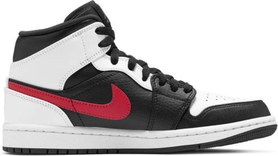 Nike Air Jordan 1 Mid, Black/Chile-Red-White, EUR 44 | bol.com