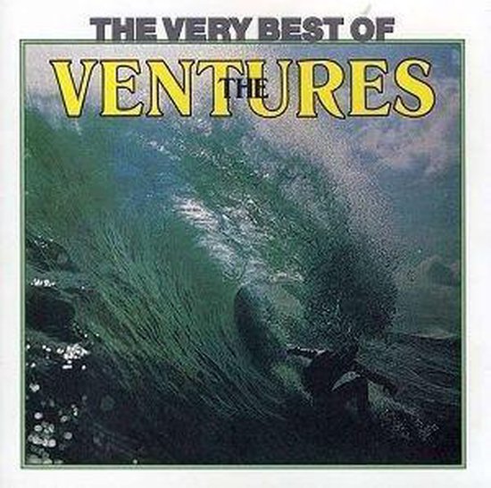 Albumhoes 'The Very Best of The Ventures' met een dramatische golf.