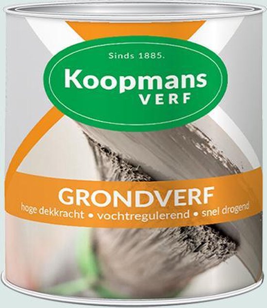 Koopmans Grondverf - Wit - 250 ml