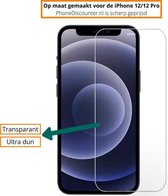 Fooniq Screenprotector Transparant- Geschikt Voor Apple iPhone 12/12 Pro