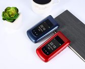 Uleway - Flip - Klaptelefoon - Dual Screen - Twee - Schermen - Gebruiksvriendelijk - Grote Knoppen en Tekst - Dual Sim - SOS Knop - 2 batterijen - SOS knop - telefoon - gsm -  seni