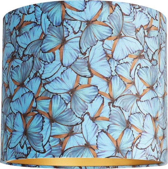 Uniqq Lampenkap velours Vlinder 40 cm - 40 cm hoog Uniqq Lampenkap velours Vlinder 40 cm - 40 cm hoog