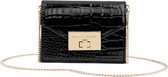 iDeal of Sweden Maya Wallet Mini Bag voor Universal Black Croco