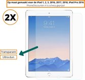 Fooniq Transparant Screenprotector 2x - Geschikt Voor Apple iPad 2016