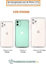 Fooniq Anti Shock Siliconen Hoesje Transparant - Geschikt Voor Apple iPhone 11/XR