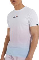 Ellesse T-shirt - Mannen - Wit/Licht blauw/Roze