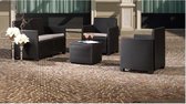 Progarden Etna loungeset Rattan collectie antraciet