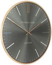 Thomas Kent Wandklok Oyster 40 Cm Staal