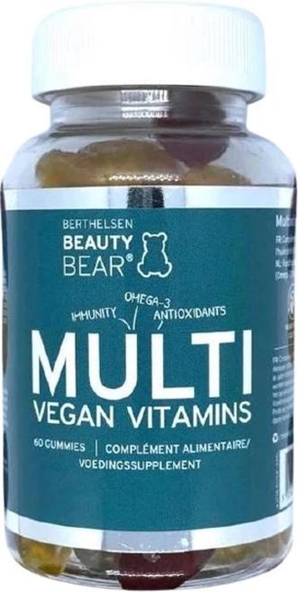 Beauty Bear Hair Vitamines Multi Vitamines, 60 Gummies