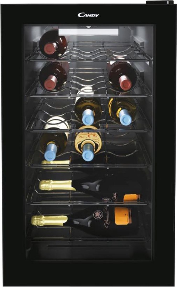 Candy Wijnkoelkast | Model DiVino CWC 021 M/N | Compressor | Vrijstaand | Zwart | 21 fles(sen)