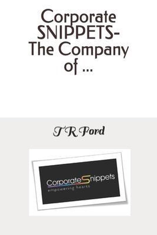 Corporate Snippets - The Company of ...- Corporate SNIPPETS  ... - cover