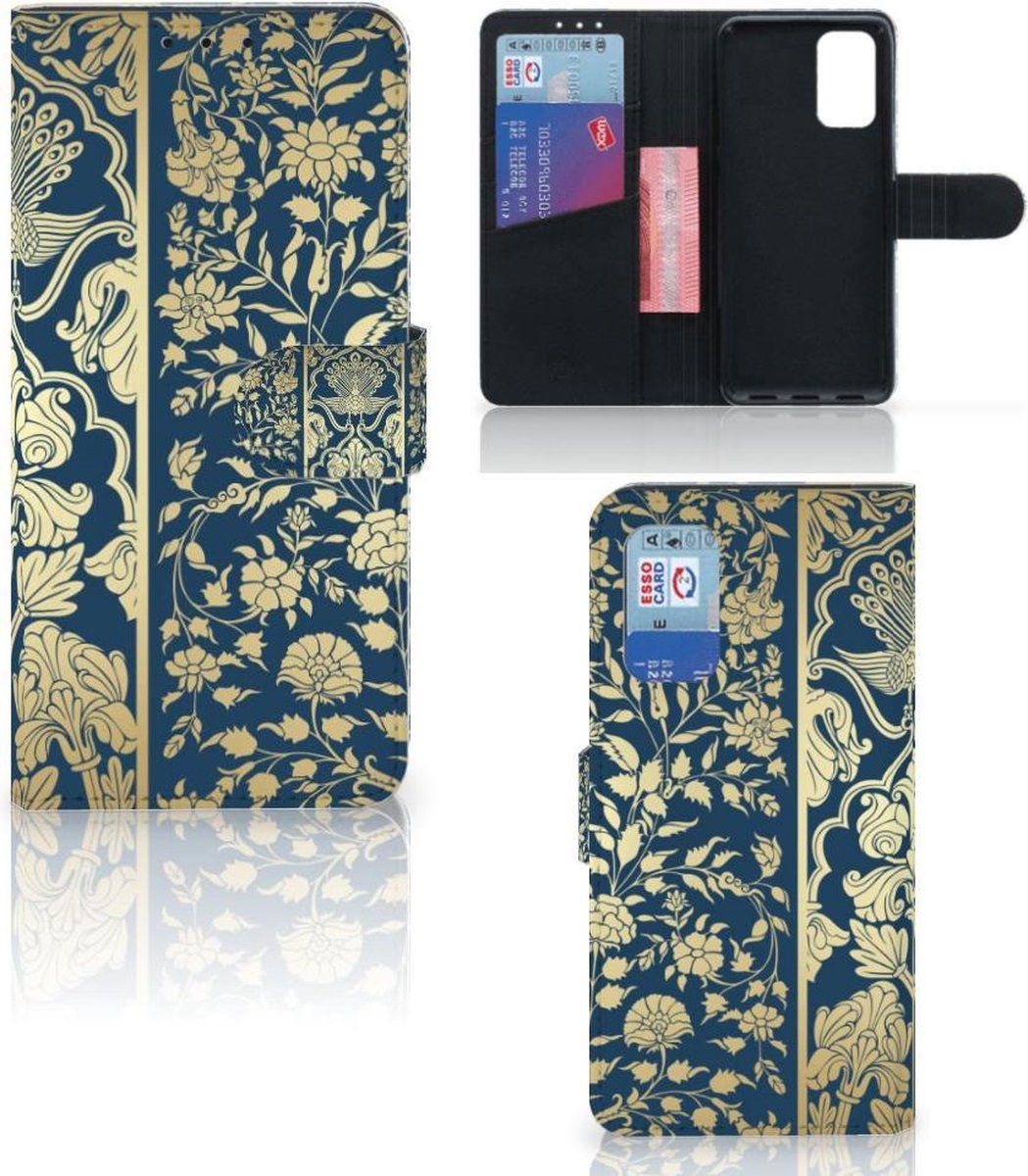 Samsung Galaxy A32 4G Hoesje Beige Flowers