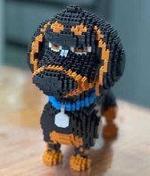 Bouwstenen - nanoblock - teckel - 2100 blokjes
