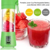 Blender To Go – Draagbare Blender – Portable Blender – Draadloos – USB Oplaadbaar - Groen