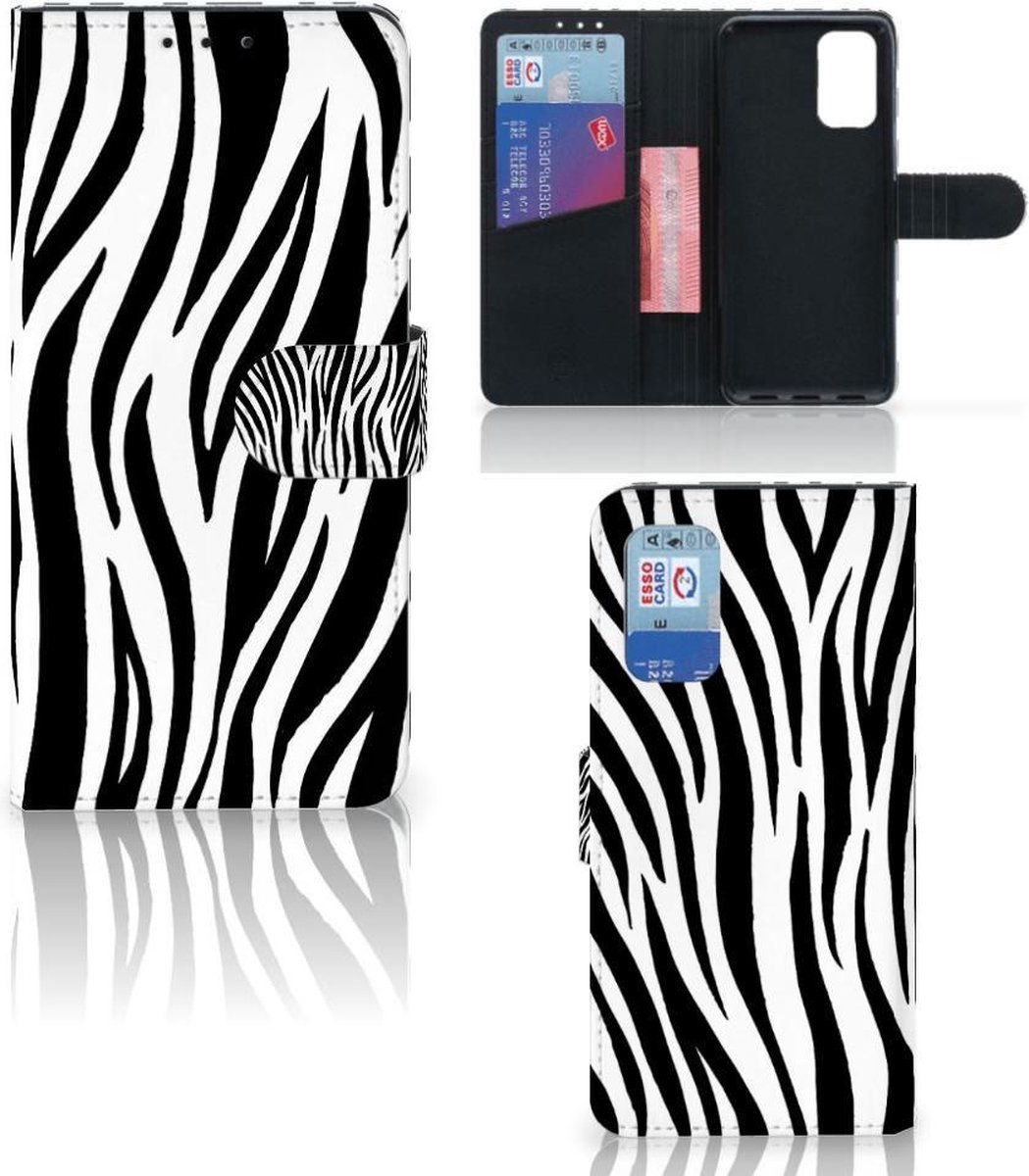 Samsung Galaxy A32 4G Telefoonhoesje met Pasjes Zebra