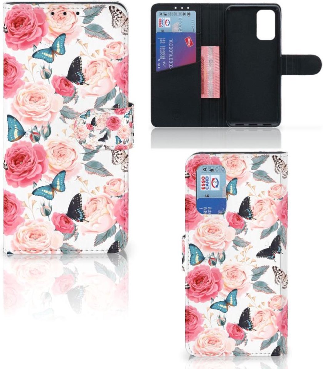 Samsung Galaxy A32 4G Hoesje Butterfly Roses