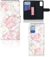 GSM Hoesje Samsung Galaxy A32 4G | A32 5G Enterprise Editie Wallet Book Case Cadeau voor Mama Lovely Flowers