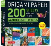 Origami Paper 200 Sheets Mother Earth Photos 6 (15 CM)