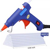 Lijmpistool - Incl. Lijmsticks - 20W - Incl. Lijmpatroon (30 Stuks Glue Sticks)  lijm Gun -knutselen