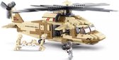 MW50 - Amerikaanse UH-60 Black Hawk - 439 onderdelen en 4 mini-figuren - WW2 Bouwstenen