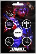 Tony Iommi button Iron Man 5-pack