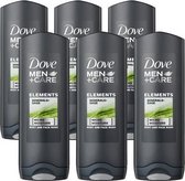 Dove - Douchegel - Showergel -Men-250 ml - Elements Minerals + Sage - 6 stuks