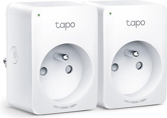 Tapo P100 - Slimme wifi stekker - Voor Belgische stopcontacten - 2-pack