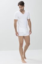 Mey V-Hals Shirt KM Dry Cotton 46007 - Wit 101 weiss Heren - 9