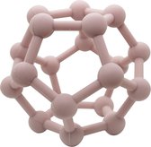 Kushies - Bijtspeelgoed - Siliconen bijtring - Moleculen bal bijtring - Roze