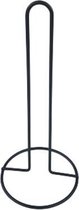 Keukenrolhouder GARETH - Zwart - Metaal - h 27 cm