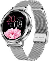 DMV Smartwatch Classy Pro - Smartwatch dames - Smartwatch heren - Activity Tracker - Touchscreen - Stalen band - Dames - Heren - Horloge - Stappenteller - Bloeddrukmeter - Verbrand