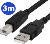 Vues Printerkabel USB-A naar USB-B - 3 Meter - Kabel Voor Printer en Scanner